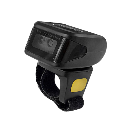 Newland BS10R (Sepia), двумерный (2D) беспроводной сканер на палец, Bluetooth, USB, черный, в комплекте с USB кабелем и блоком питания