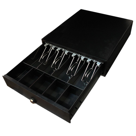 Денежный ящик STI CD-330-B элекромеханический черный 24V, распайка EPSON